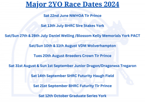 Major 2YO Dates 2024